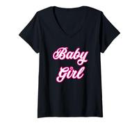 Donna BimboCore Baddie per neonata Carino Flirty GirlyCore Y2K Kawaii Maglietta con Collo a V