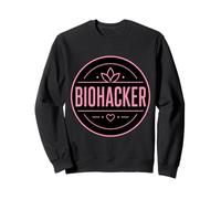 Donna Biohacker Biohacking Entusiasta Longevità Benessere Felpa