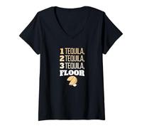 Donna Biscotto della fortuna esilarante tequila che dice Maglietta con Collo a V