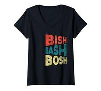 Donna Bish Bash Bosh tutto fatto facile Maglietta con Collo a V