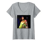 Donna Bjork Volta Innocence Glastonbury dal Vivo 2007 Maglietta con Collo a V