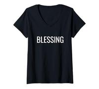 Donna Blessing Maglietta con Collo a V