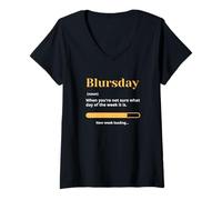 Donna Blursday Prossima Settimana Caricamento Maglietta con Collo a V
