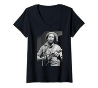 Donna Bob Marley Kaya Album Tour è Questo Amore 1978 Maglietta con Collo a V