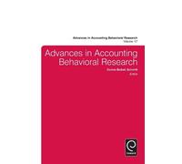 Donna Bobek Schmit Advances in Accounting Behavioral Researc (Copertina rigida)
