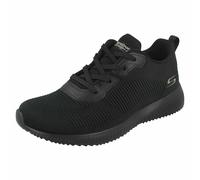 Donna Bobs Sport Da Skechers Memoria Schiuma Pizzo Scarpe Ginnastica Tough Talk