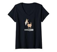 Donna Bock su n tasselli, se capisci - codice Segreto Chiller Maglietta con Collo a V