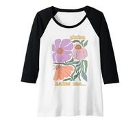 Donna Boho Intolleranza Frustrazione Divertenti Groovy Glutine Mi odia Maglia con Maniche Raglan