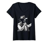 Donna Bono of U2 The Joshua Tree Tour Cork 1987 Maglietta con Collo a V