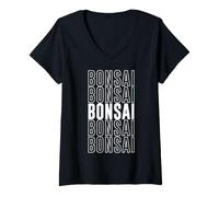 Donna Bonsai Maglietta con Collo a V