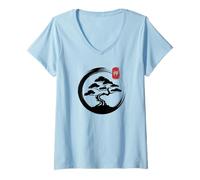 Donna Bonsai Maglietta con Collo a V