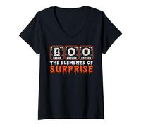 Donna Boo The Elements of Surprise Maglietta con Collo a V