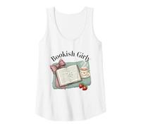 Donna Bookish Girly Accogliente Tea da Lettura Cottagecore Vibes Canotta