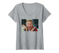 Donna Bottom & Il Comico Attore Giovane Rik Mayall Maglietta con Collo a V
