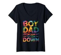 Donna Boy Dad from Son Up To Son Down Maglietta con Collo a V