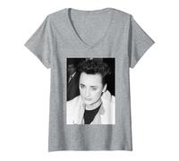 Donna Boy George Culture Club Montreux Pop Festival Svizzera Maglietta con Collo a V