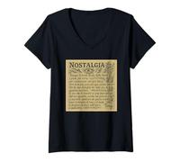 Donna Boy Nostalgia Tee Maglietta con Collo a V