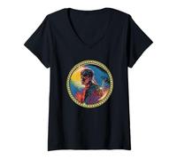 Donna Boy Umile Tee Maglietta con Collo a V