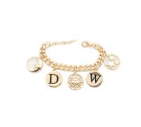 Donna Bracciale Metallo Oro Catena Sole Luna Stella D W Ciondoli Calendario Uno