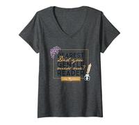 Donna Bridgerton Dearest Gentle Reader Maglietta con Collo a V