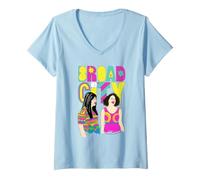 Donna Broad City Abbi & Ilana Sketch Maglietta con Collo a V