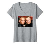 Donna Bros Luke & Matt Goss Quando Sarò Famoso 1991 Maglietta con Collo a V