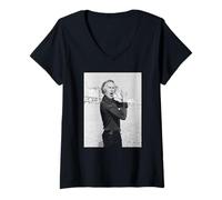 Donna Bruce Forsyth su Brighton Beach Il Gioco della Generazione 1974 Maglietta con Collo a V