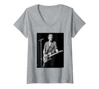 Donna Bruce Springsteen Il River Tour 1981 di David Corio Maglietta con Collo a V