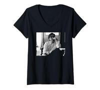 Donna Bryan Ferry Ragazzi & Ragazze Era Post Roxy Music 1985 Maglietta con Collo a V
