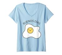 Donna Buenos días Buenos días Buenos días Buenos días Buenos d Maglietta con Collo a V