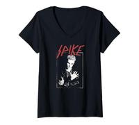 Donna Buffy the Vampire Slayer Punk Rock Spike Maglietta con Collo a V