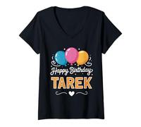 Donna Buon Compleanno Tarek Maglietta con Collo a V