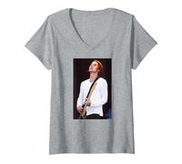 Donna Bush Cantante Gavin Rossdale Glicerina di Andy Willsher Maglietta con Collo a V