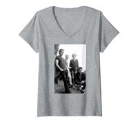 Donna Bush Gavin Rossdale Razorblade Valigia Era di Andy Willsher Maglietta con Collo a V