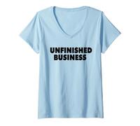 Donna Business Infinito Maglietta con Collo a V