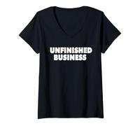 Donna Business Infinito Maglietta con Collo a V