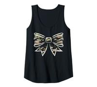 Donna Caccia Camo Bow Coquette Ribbon Hunter Donne Ragazze Bambini Canotta