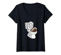 Donna Calcio nel Water Maglietta con Collo a V
