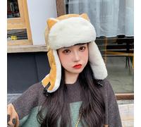 Donna Caldo Cappello Finta Pelliccia Corduroy Paraorecchie Sci da Moto Termico