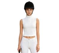 Donna Camicetta Spettacolo Equitazione Camicia Da Concorso Bambina Bianco L