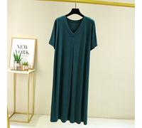 Donna Camicia da Notte Sottoveste Pigiama Abito Biancheria Larga Comfort