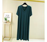 Donna Camicia da Notte Sottoveste Pigiama Abito Biancheria Larga Comfort