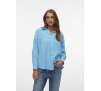 Donna Camicia luccicante oversize Seta casual Top VERO MODA