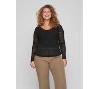 Donna Camicia Manica Lunga Trasparente Maglia Oversize VICHIKKA NUOVO