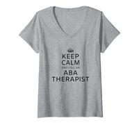 Donna Camicie ABA Therapist ABA Gifts Regali per insegnanti di autismo Maglietta con Collo a V
