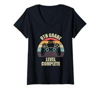 Donna Camicie da gioco complete di livello 9 ° grado, laurea degli uomini del giocatore Maglietta con Collo a V