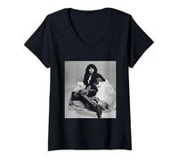 Donna Cantante Kate Bush 1978 Servizio Fotografico Lionheart Maglietta con Collo a V