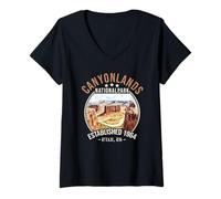 Donna Canyonlands National Park | Utah Maglietta con Collo a V