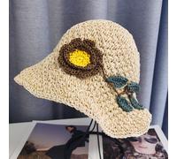 Donna Cappello da Pescatore Largo Falda Paglia Sole Uncinetto Spiaggia Floppy