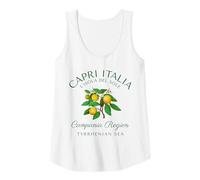 Donna Capri Italia Limoni Viaggio Campania Mar Tirreno Canotta